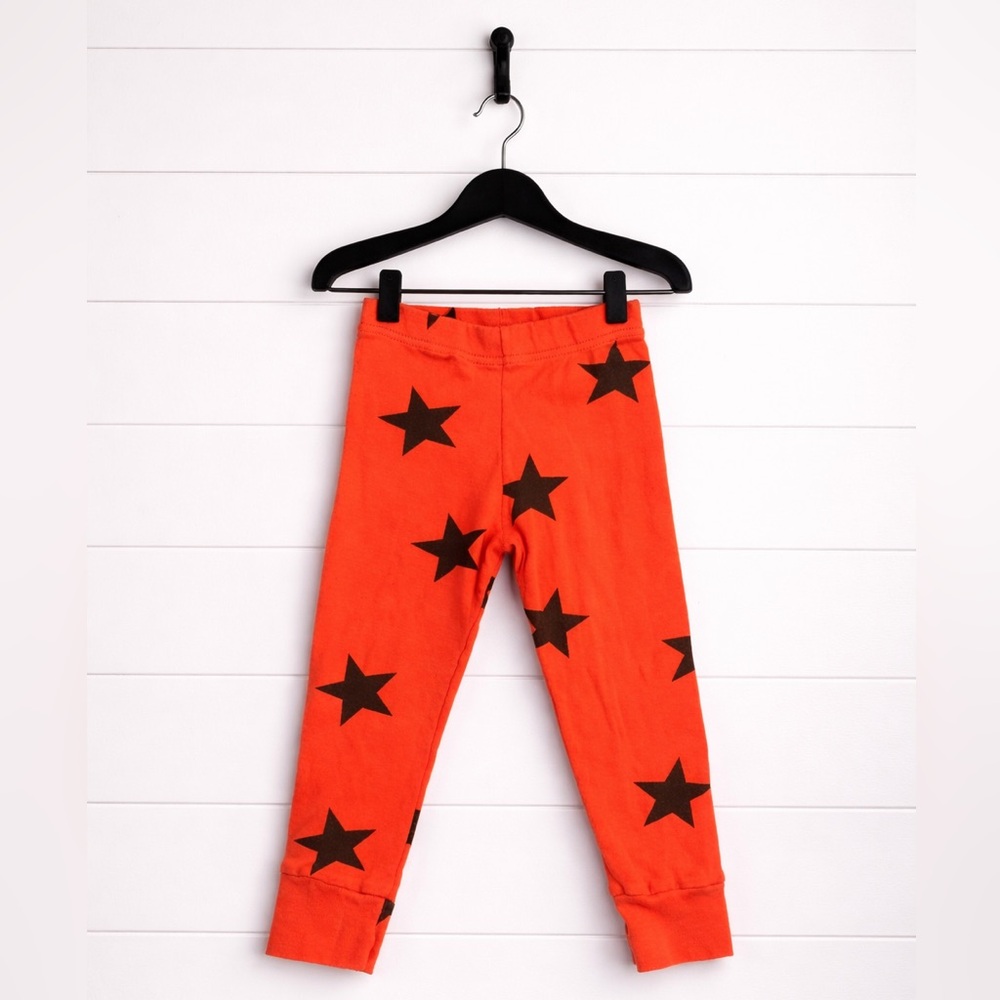 nununu Orange Star Leggings